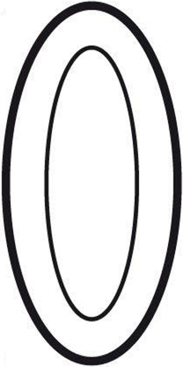 Ovaler Bevel 2x4"